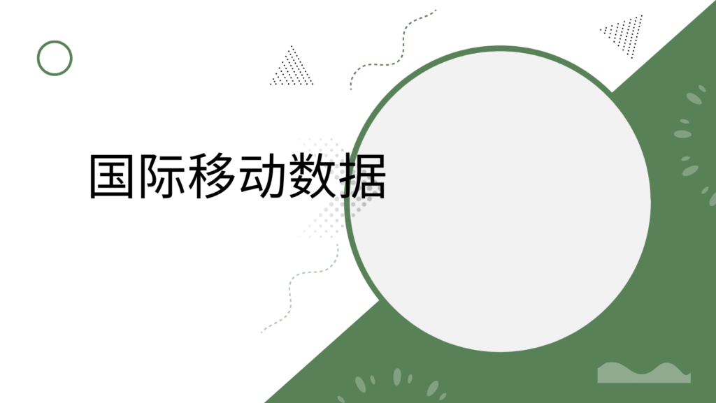 国际移动数据